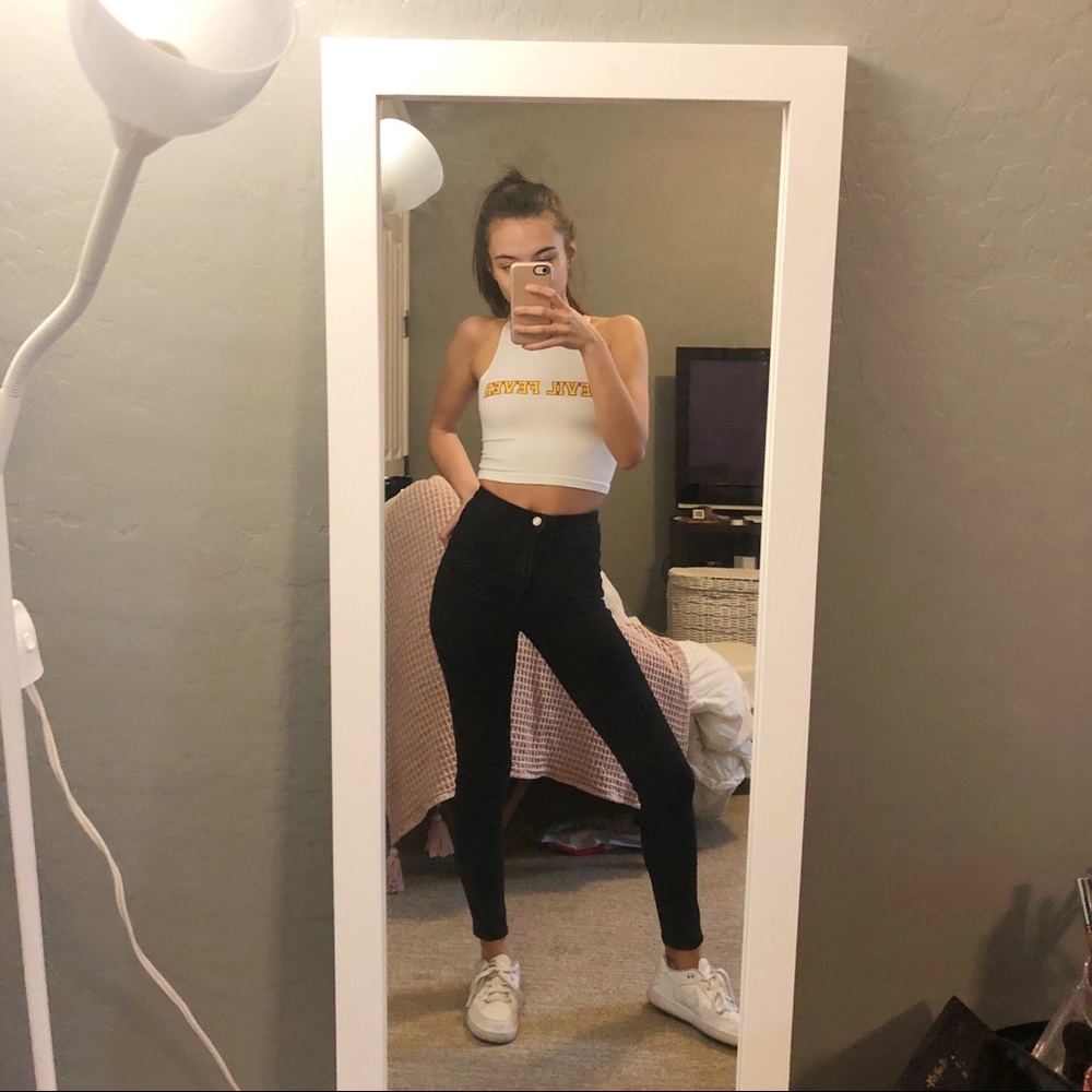 Missguided High Waist black jeans